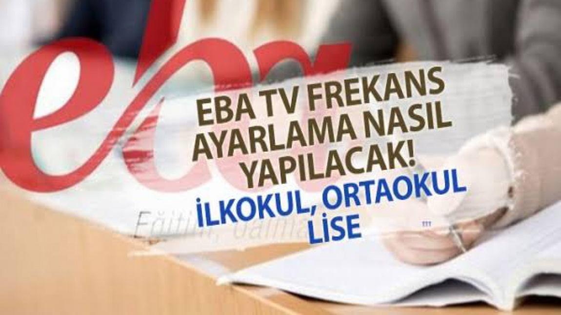 EBA TV FREKANS BİLGİLERİ